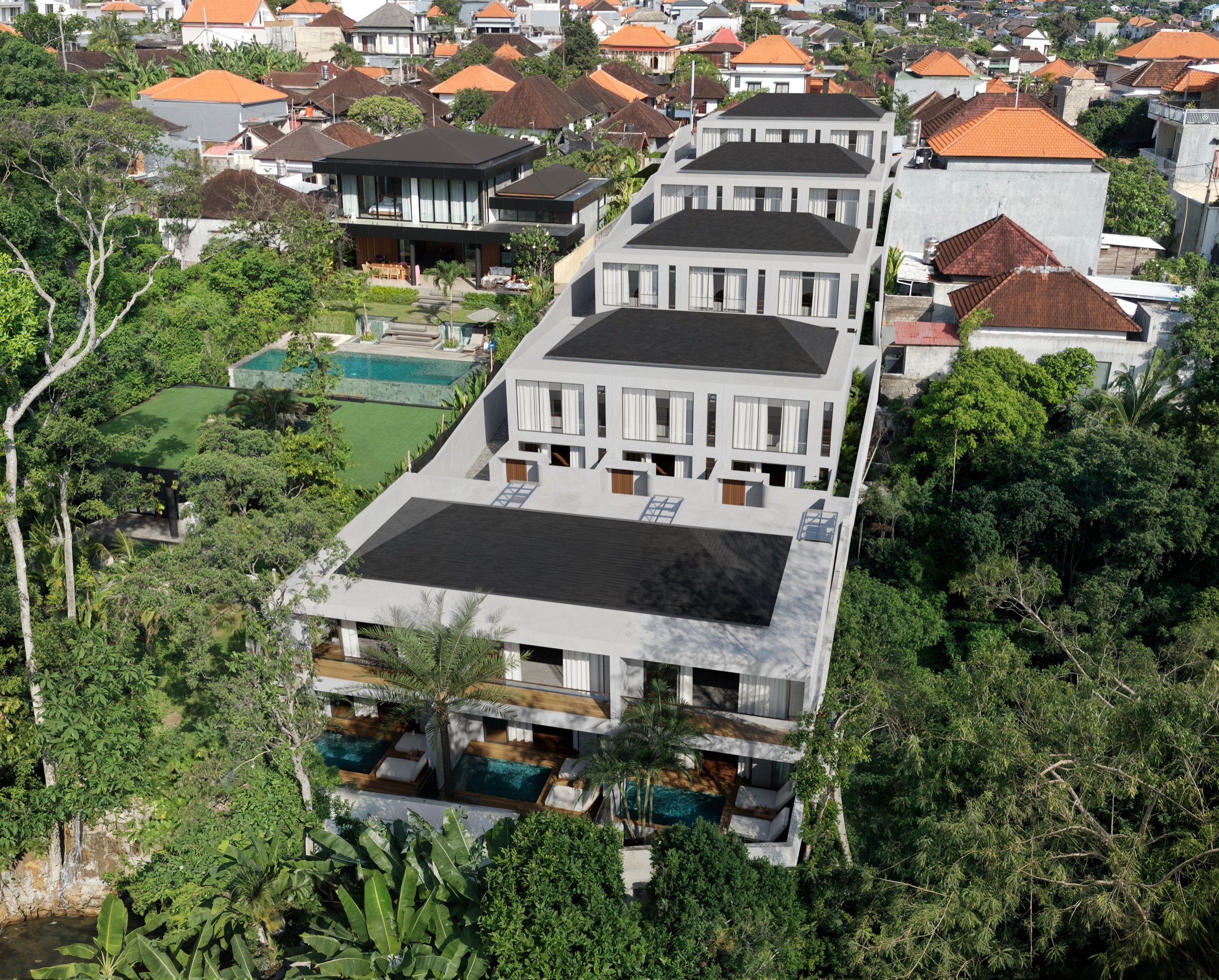 Temple Heights riverside villas, Canggu